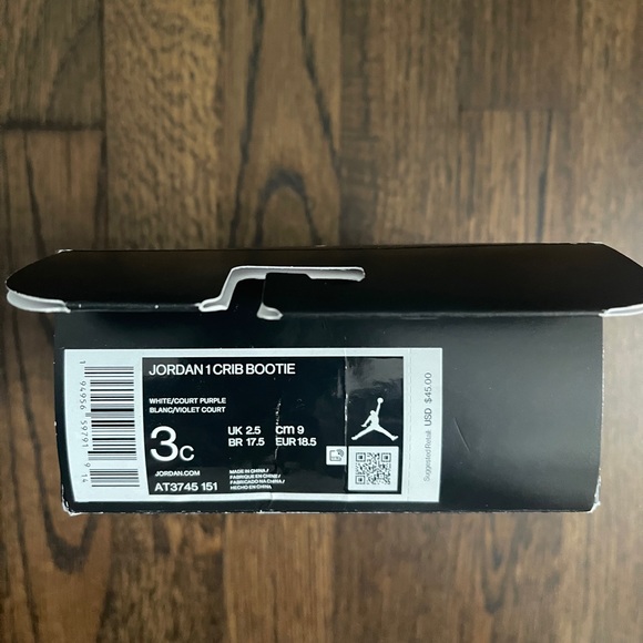 Air Jordan 1 size 3 crib booties - Picture 6 of 6